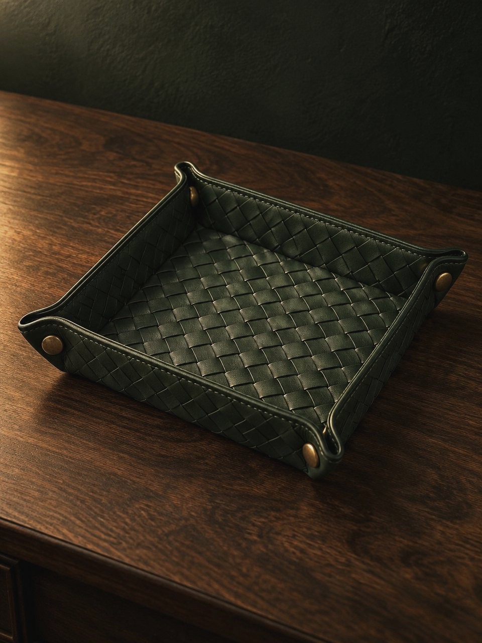 The Valet Tray in Racing Green